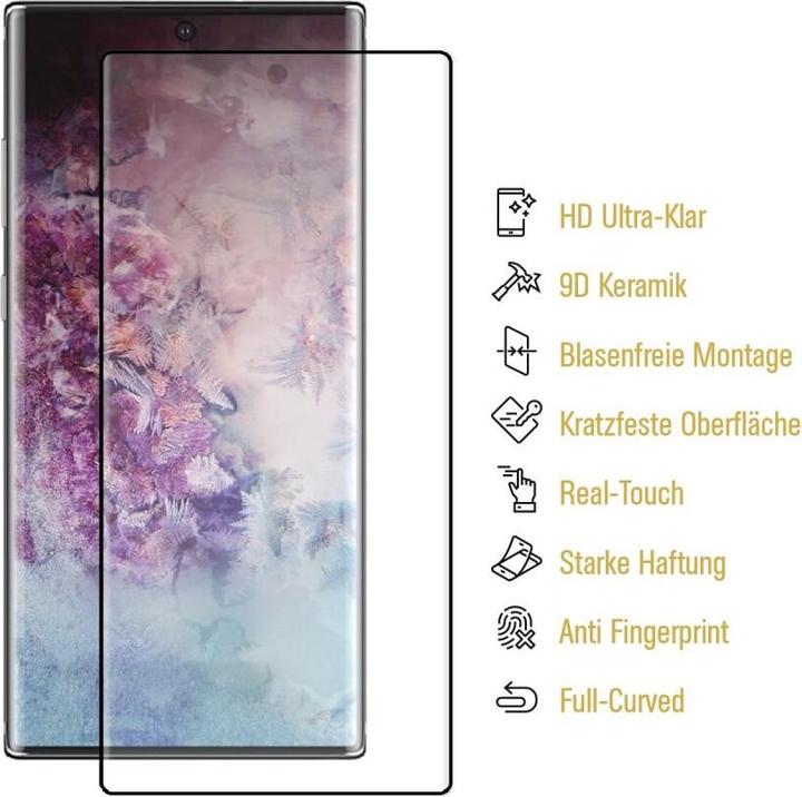 Produktbild Protectorking 2x Ceramic-Glass Full Cover HD Klar (2 Stück, Samsung Galaxy Note 20)