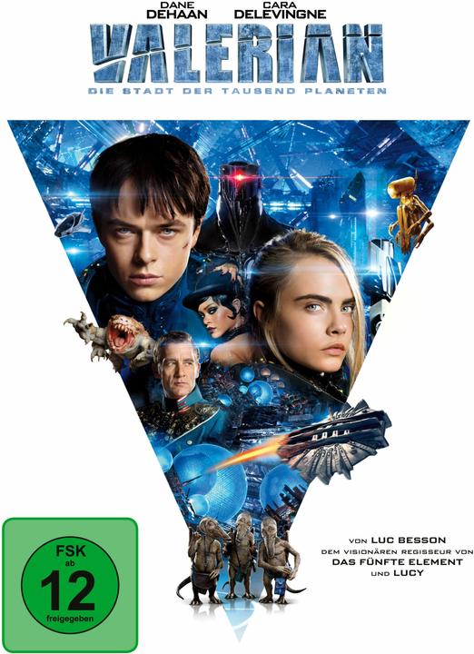 Produktbild Valerian - Die Stadt der tausend Planeten (DVD, 2017, Deutsch)