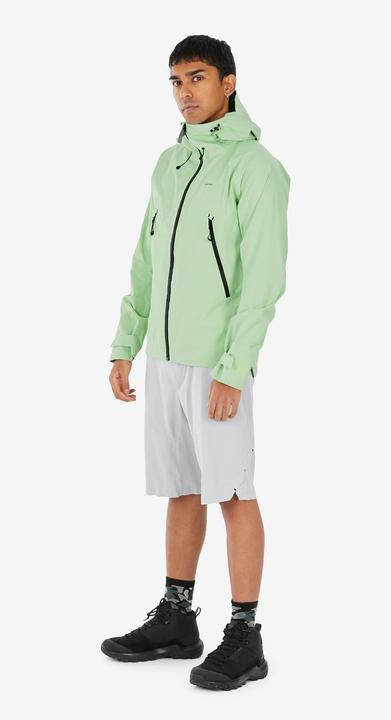 Image du produit Quechua Veste de randonnée homme imperméable légère - MH500 vert clair (44)