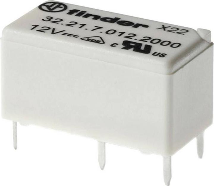 Finder SPDT miniature PCB relay,6A 24Vdc 1500W