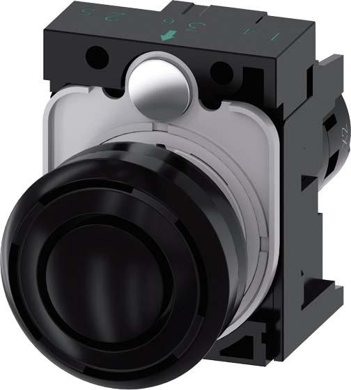 Immagine prodotto Siemens Cicalino 22mm rotondo in plastica nera