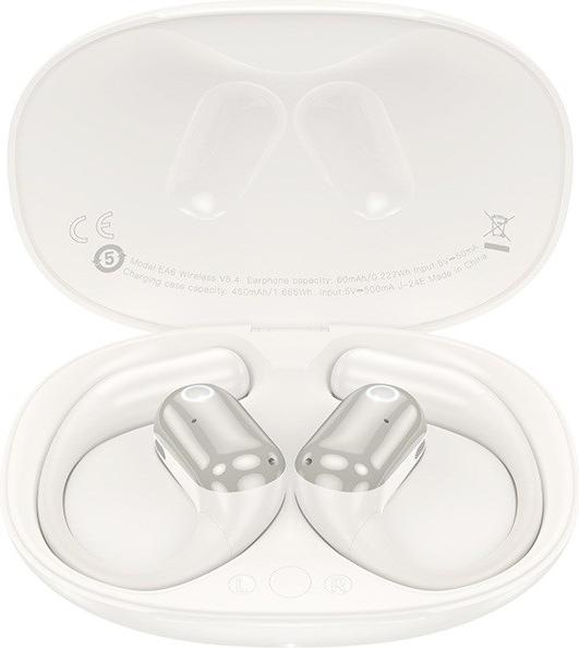 Image du produit Hoco EA6 Kabelloses Headset mit offenem Ohr Konnektivität/Musik Bluetooth Weiss (6 h, Sans fil)