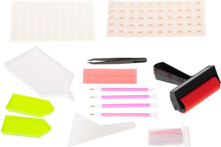 Productafbeelding Ikonka Diamant schilderij borduurgarnituur set