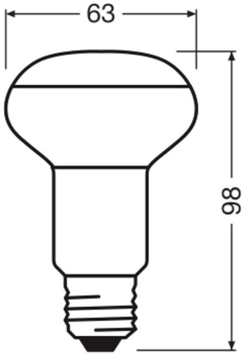 Produktbild Osram Led Star R63 (E27, 4.30 W, 345 lm, 1 x, F)