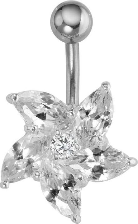 Produktbild Bijouteria Bauchpiercing (Edelstahl, Silber 925, Zirkonia)