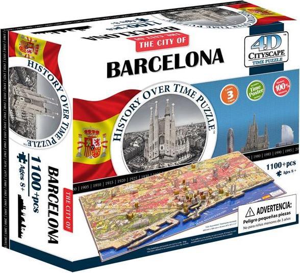 Immagine prodotto 4D City Barcellona, Spagna (1200 pezzi)