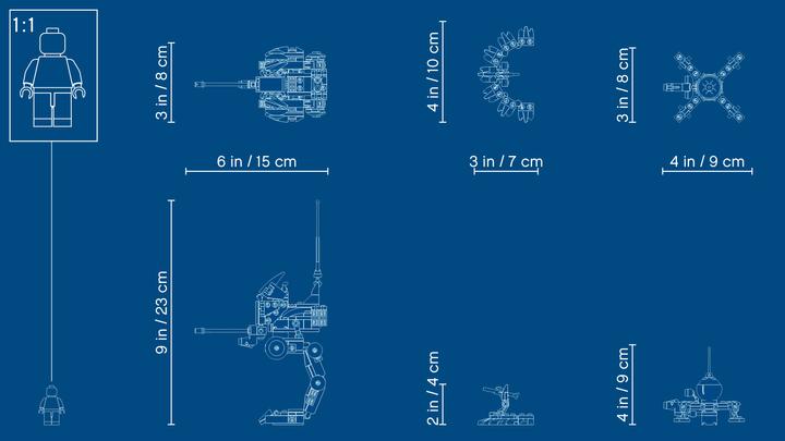 Actual product image LEGO Clone Scout Walker - 20 Years of Star Wars (75261, LEGO Star Wars)