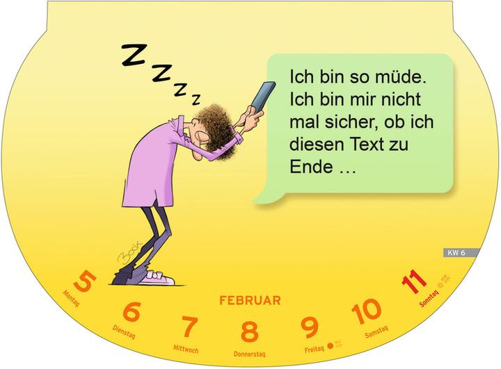 Image du produit Heye Calendrier illustré Proverbes stupides (21 x 29 cm, Non contraignant, Allemand)