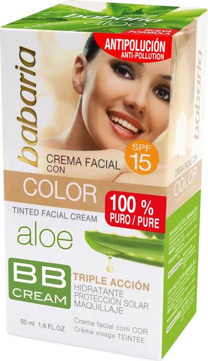 Actual product image Babaria ALOE VERA BB cream SPF15 50 ml (Beige)