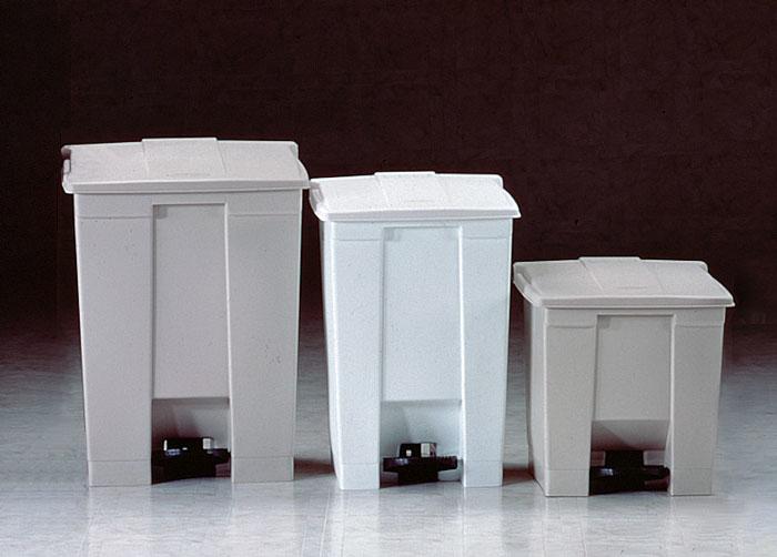 Actual product image Vepa Bins Industrial pedal bin, capacity 45 l, beige. (45 l)