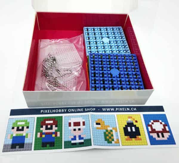 Actual product image pixeln.ch Schlüsselanhänger 6er Geschenk Set - Super Mario