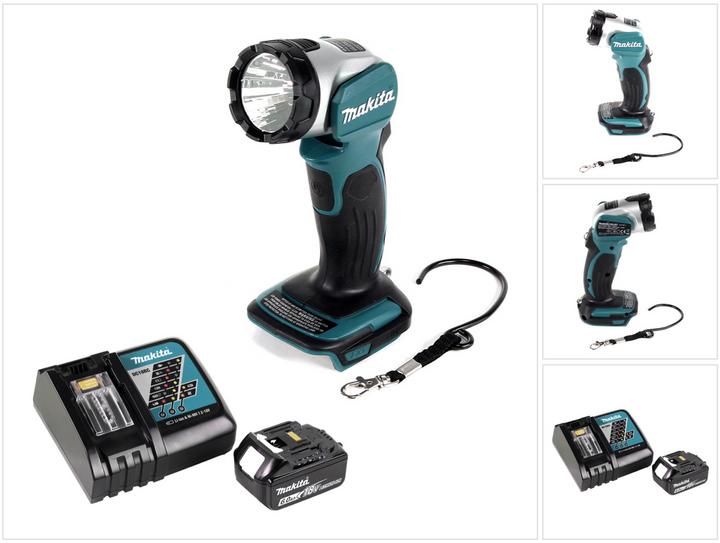 Produktbild Makita DML 802 RG1 Akku Lampe für 14,4 und 18 V Akku + 1x Akku 6,0 Ah + Ladegerät