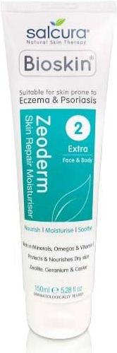 Produktbild Salcura Skincare Bioskin Zeoderm Skin Repair Moisturiser Feuchtigkeitscreme für den Körper Unisex 15 (Körpercreme, 150 ml)