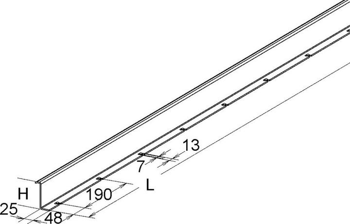 Image du produit Niedax PRV séparateur (200 cm)