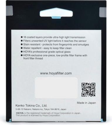 Immagine prodotto Hoya Fusion ONE Next UV Filter (40.50 mm, Filtro UV)