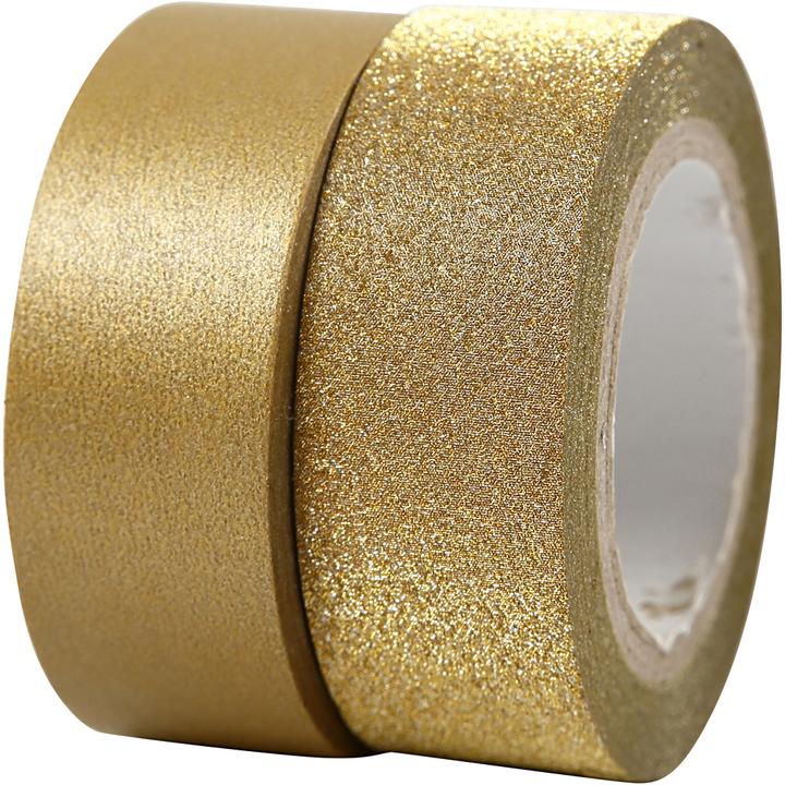 Produktbild Creativ Company Masking Tape Goud 2m, 2st. (15 mm)