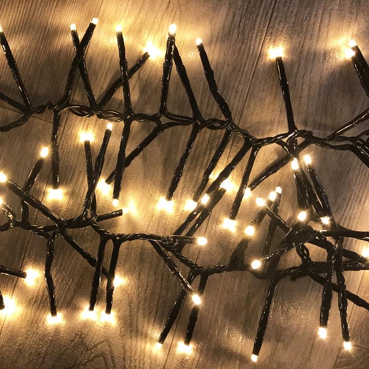 Produktbild Mojawo 560er Cluster-Lichterkette LEDs Innen und Aussen warmweiss (14.20 m)