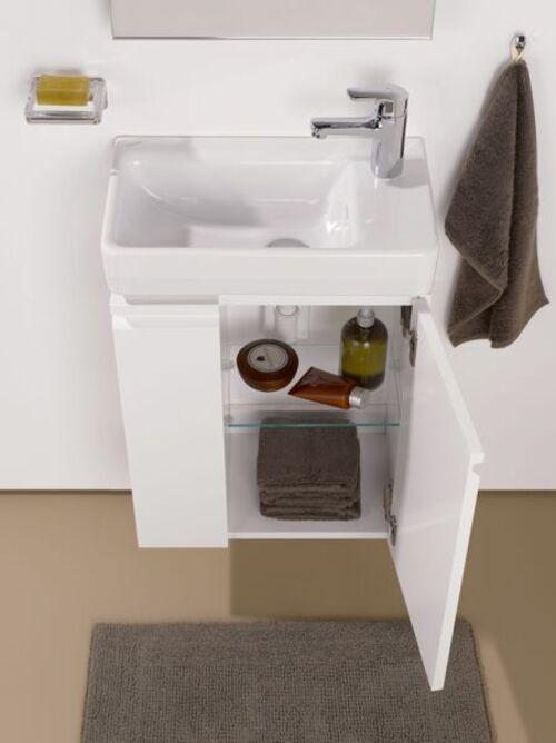 Actual product image Laufen Hand-rinse basin Pro S compact 48 x 28 cm white H8159540001041 (280 mm, 480 mm)