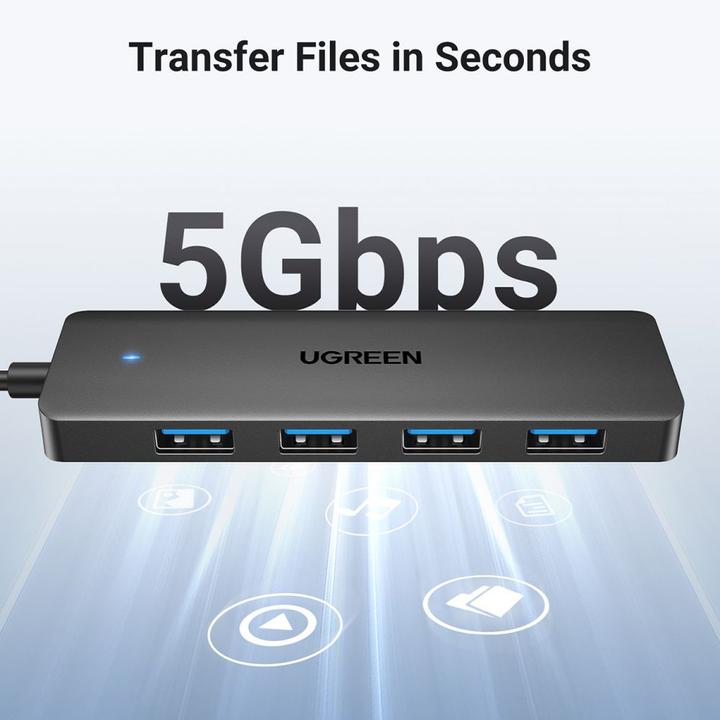 Actual product image Ugreen USB Hub (USB-A, 4 Ports)