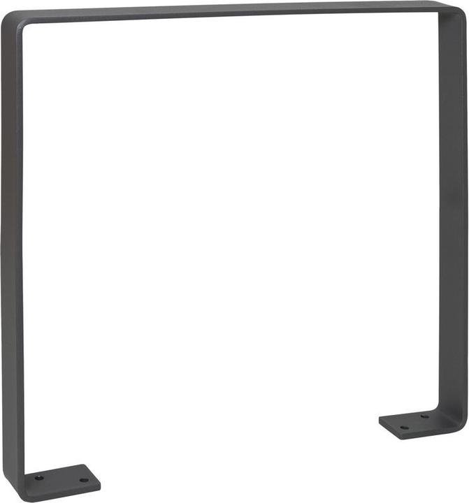 Actual product image Moravia GILA parking rail, steel 70 x 10 mm, hot dip galvanised, iron glimmer.