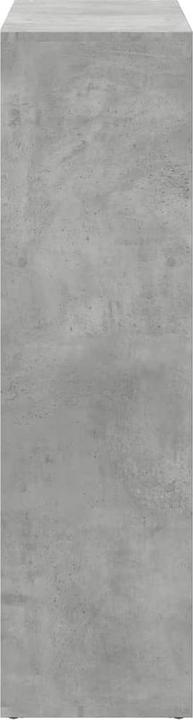 Produktbild VidaXL Bücherregal Raumteiler Wandregal Standregal Raumtrenner Regal Betongrau (29 x 29 x 143 cm)