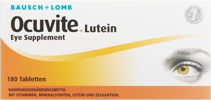Produktbild Bausch + Lomb Lutein Tablette (180 Stück, Tabletten, 145 g)