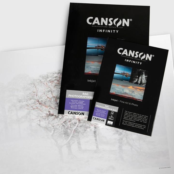 Produktbild Canson INFINITY Fotopapier "Rag Photographique Duo", A4 (220 g/m², 210 x 297 mm, 25 x)