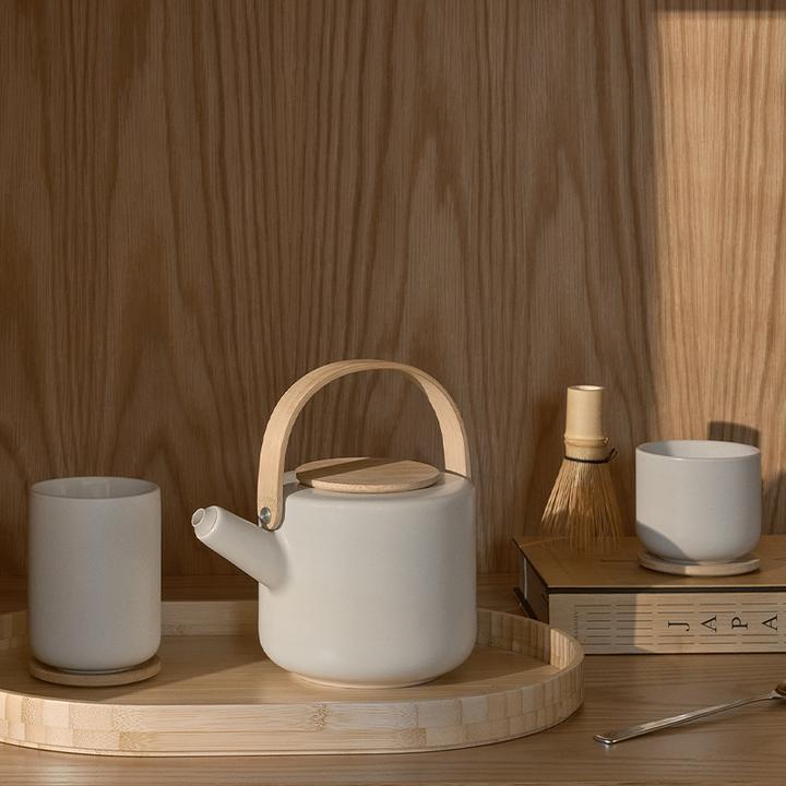 Actual product image Stelton Theo thermo mug with coaster L (0.25 l)