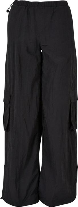 Urban Classics Ladies Wide Crinkle Nylon Cargo Pants