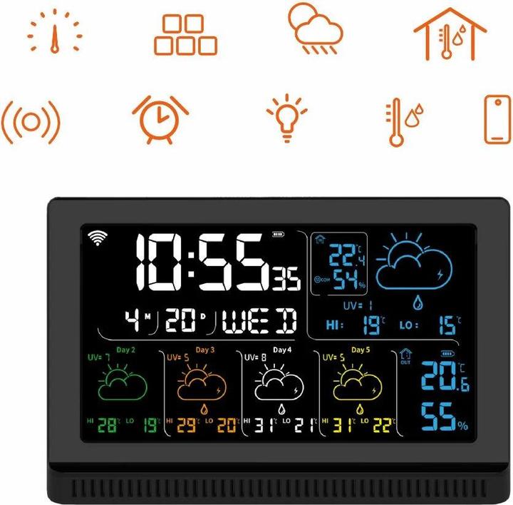 Produktbild Manta Stacja pogody MTO200B WINDY SMART TUYA