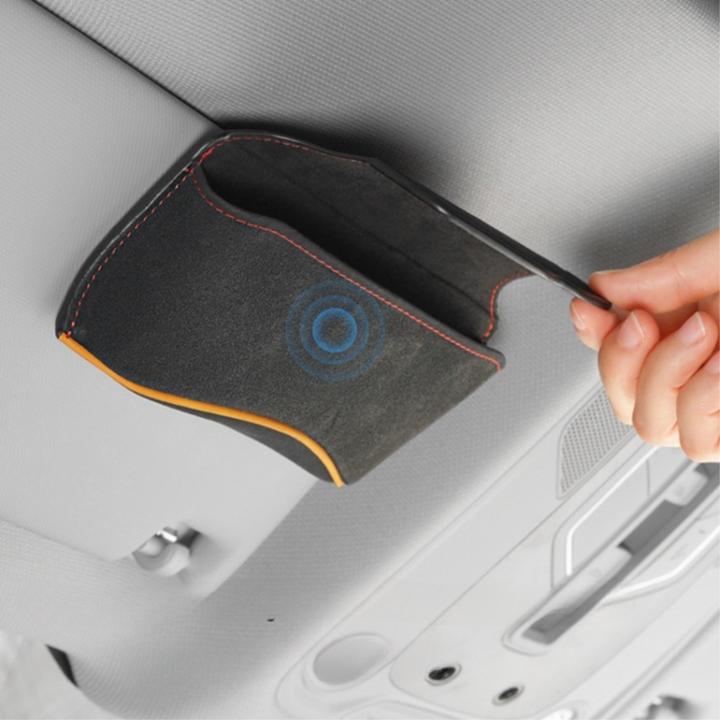 Produktbild Cover-Discount Brillenetui für Auto mit Clip für Sonnenblende