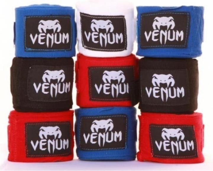 Actual product image Venum Kontact Boxing Handwraps - 2.5m-White