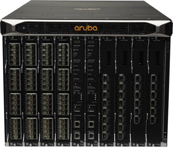 Produktbild HPE E Aruba 8400 Switch Bundle, 8 Slot Chassis, 3 Fan Trays, 18 Fans, Cable Manager, X462 Rack Rail Ki (8 Ports)