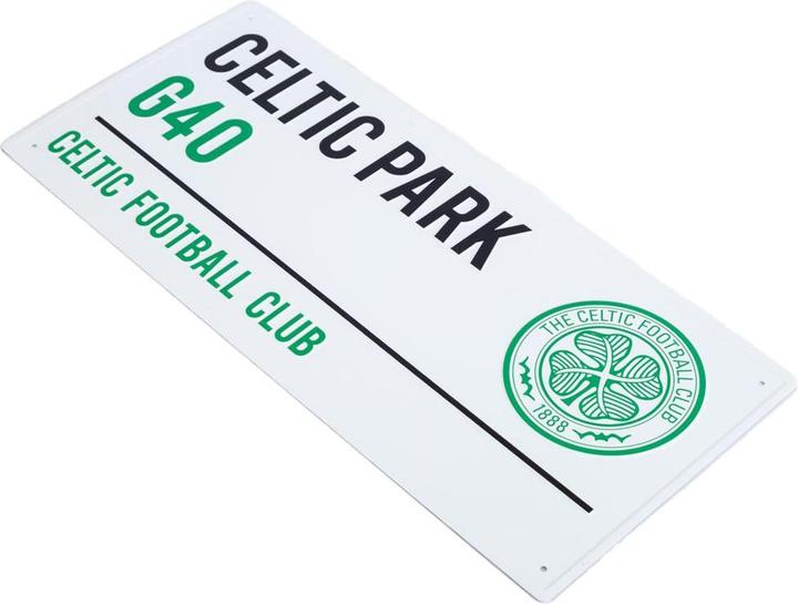 Actual product image Celtic FC Celtic Park G40 Crest Street Sign (18 x 40 cm)