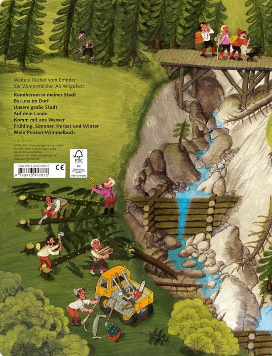 Immagine prodotto Ravensburger Mein Wimmelbuch: Hier in den Bergen (Tedesco, Ali Mitgutsch, 2021)