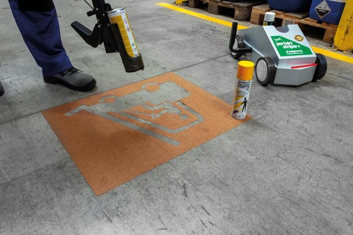 Immagine prodotto Ampere Set di dime per segnaletica, industria, 6 dime, scatola.