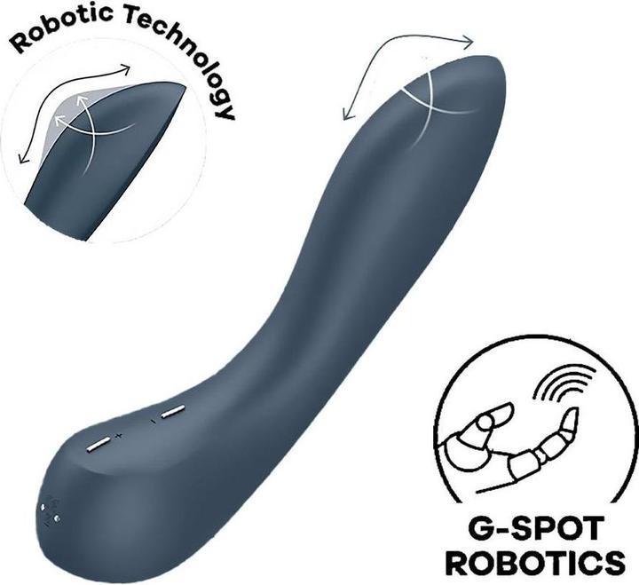 Produktbild Satisfyer - G-Spot Wave 4 12 Vibrationsprogramm Vibrator Dunkelgrau