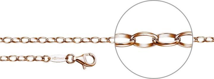Image du produit Der Kettenmacher Chaîne d'ancre collier (Argent, 45 cm)