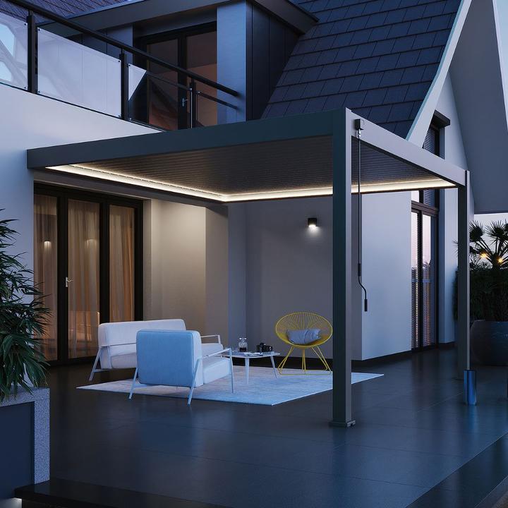 Actual product image Ventaris LED lighting pergola all-round set of 2 (one length and one width) (400 cm, 2 cm)