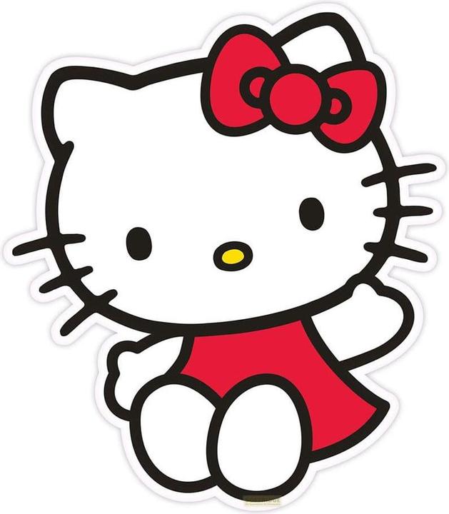 Herding Sanrio decorative cushion Hello Kitty Red Dress 36 cm (36 cm)