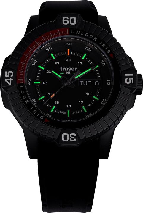 Produktbild Traser H3 111461 Herrenuhr P99 Iris Tactical Limited Edition 50mm 10ATM