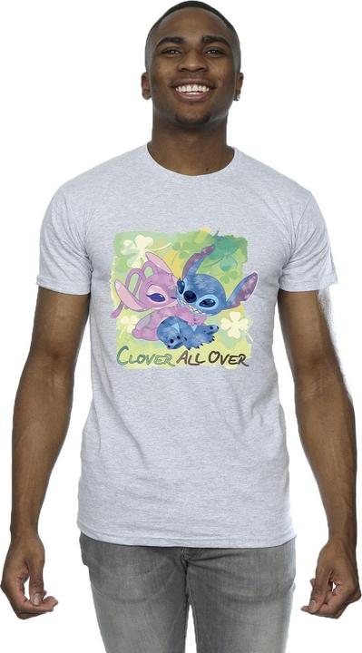 Produktbild Disney Lilo And Stitch St Patrick's Day Clover TShirt (S)