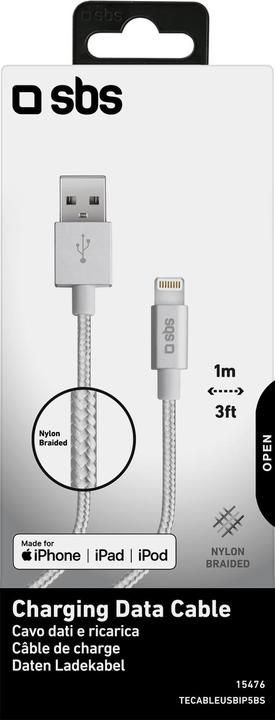 Immagine prodotto SBS Cavo di ricarica e trasferimento dati Apple Lightning - Collezione oro (1 m, USB 2.0)