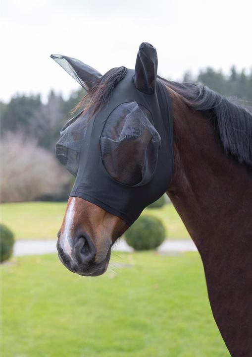 Actual product image Kerbl Fly mask FinoStrech black, Cob