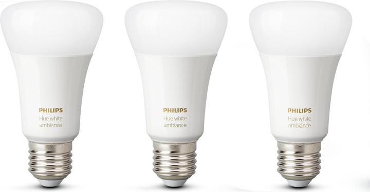 Actual product image Philips Hue White Ambiance BT (E27, 8.50 W, 806 lm, 3 x, F)