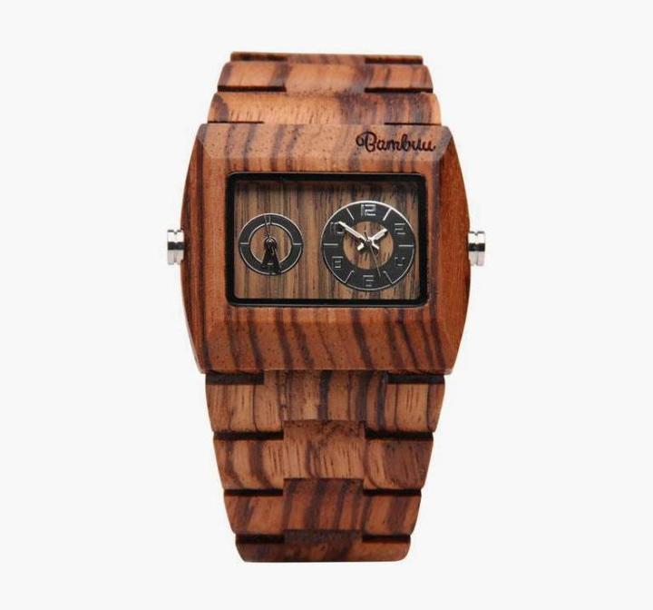 Image du produit Bambuu Horloge en bois (Chronographe, 58 mm)