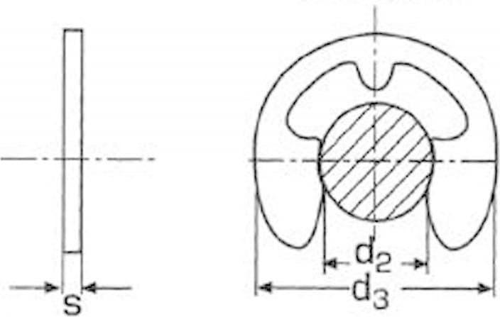 Actual product image EP 5# E-clip