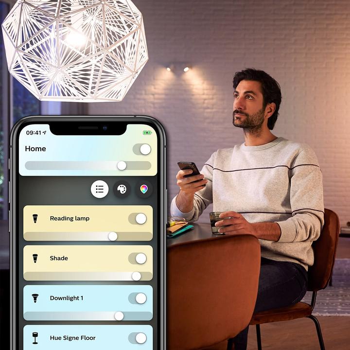 Image du produit Philips Hue White Ambiance BT (E14, 5.20 W, 470 lm, 1 x, G)