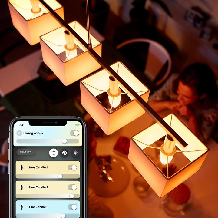 Image du produit Philips Hue White Ambiance BT (E14, 5.20 W, 470 lm, 1 x, G)