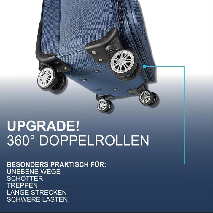 Actual product image My Travel Bag 3-teiliges Reisekoffer-Set (88 l, Hand luggage (up to 50 litres), M (50 - 90l))